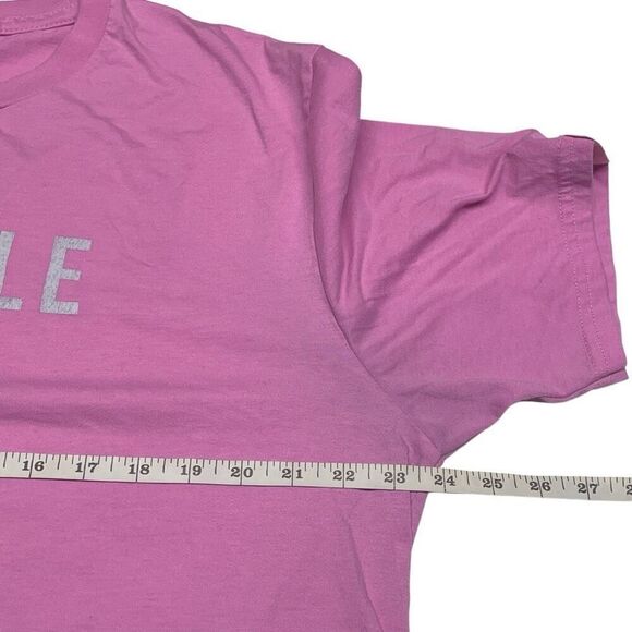 Pink and Heather Gray Sprinkle Squad Tee - Picture 4 of 5